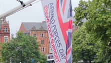 City's Flag-raising marks start of Armed Forces Week