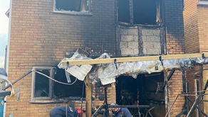 Mobility scooter believed to be the cause of house fire.