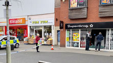 Man convicted of ram raid sentenced