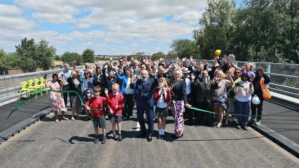 Ribbon cut on 'next generation’ £19.6m Zouch Bridge