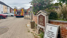 Diners evacuated after fire rips through adjoining building