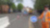 Temporary cycle lane creates route to help key workers