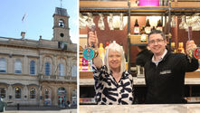 Refurbished bar marks completion of Loughborough Town Hall’s post-fire renovations