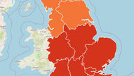 The UKHSA has just issued a Red alert for the East Midlands