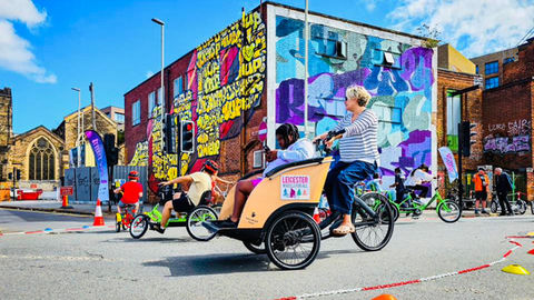 Open Streets returns to Leicester with art, cycling and family fun