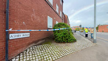 Woman has fallen from a flat window this morning in Loughborough
