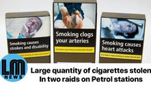 Two raids on Petrol stations overnight. 
