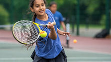 Schoolchildren get set for the future at city’s refurbished courts