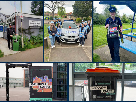 Knives recovered and education events held as part of Op Sceptre week