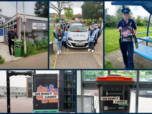 Knives recovered and education events held as part of Op Sceptre week