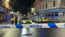 Man stabbed in the City Centre.