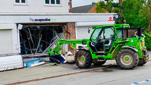 Ensure telehandlers and plant machinery are secured