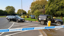 Motorcyclist sustained serious injuries in Narborough tonight