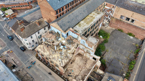 Residents returned to their homes after building collapse here in the city.