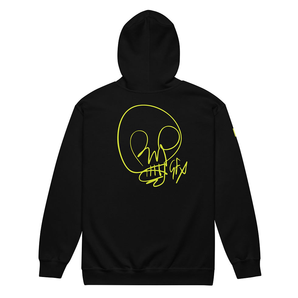 Thumbnail: Signature Skull - Unisex heavy blend zip hoodie