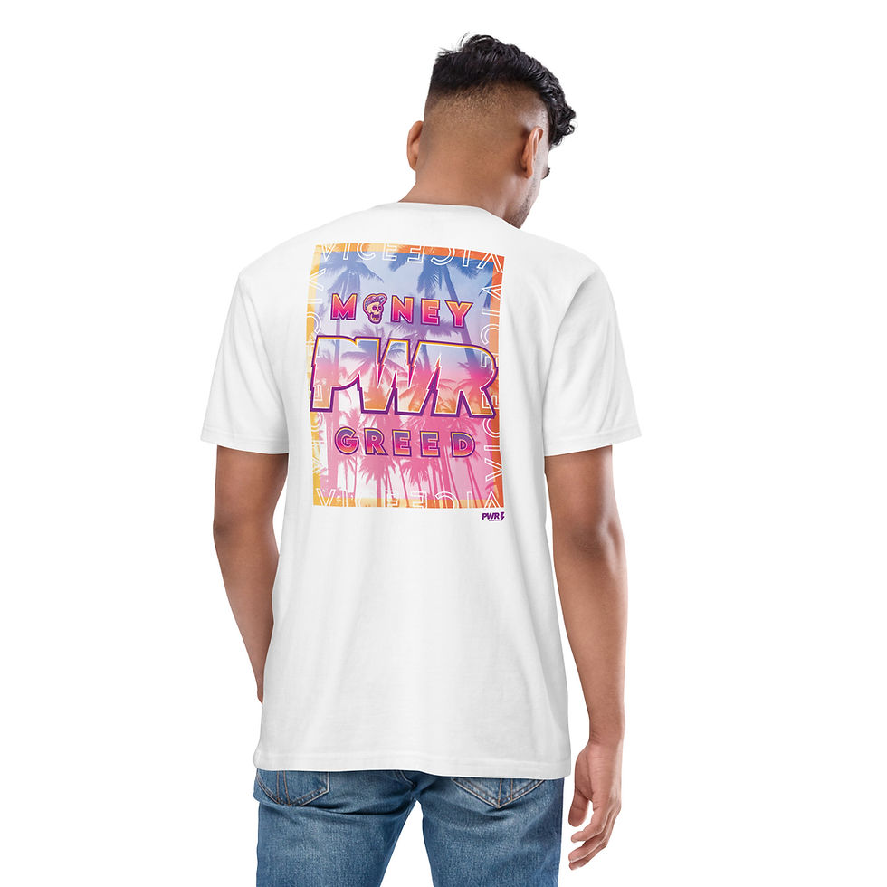 Thumbnail: MONEY PWR GREED | Men’s premium graphic tee