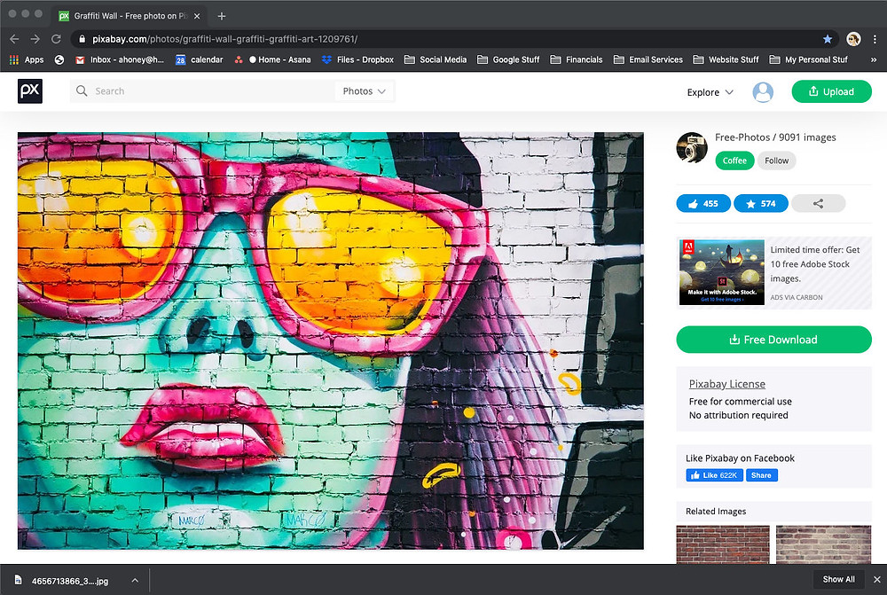 brick wall painted image from pixabay