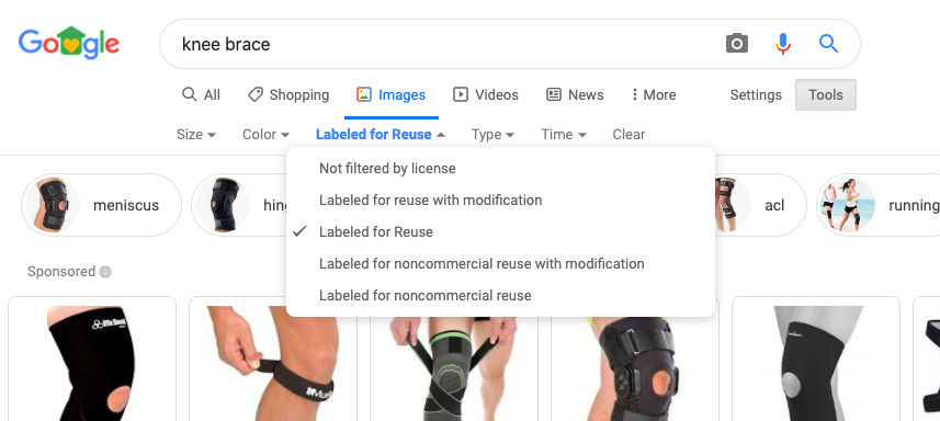 images labeled for reuse