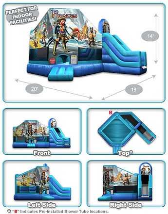 Pirates Club House Inflatable