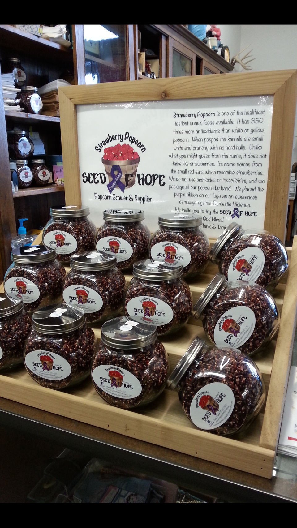 Retail of Strawberry Popcorn