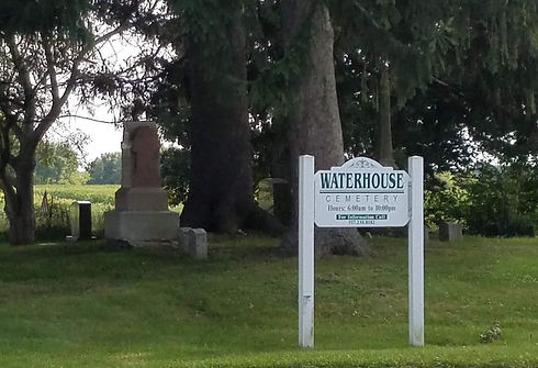 Waterhouse Cemetery Kinderhook Township.