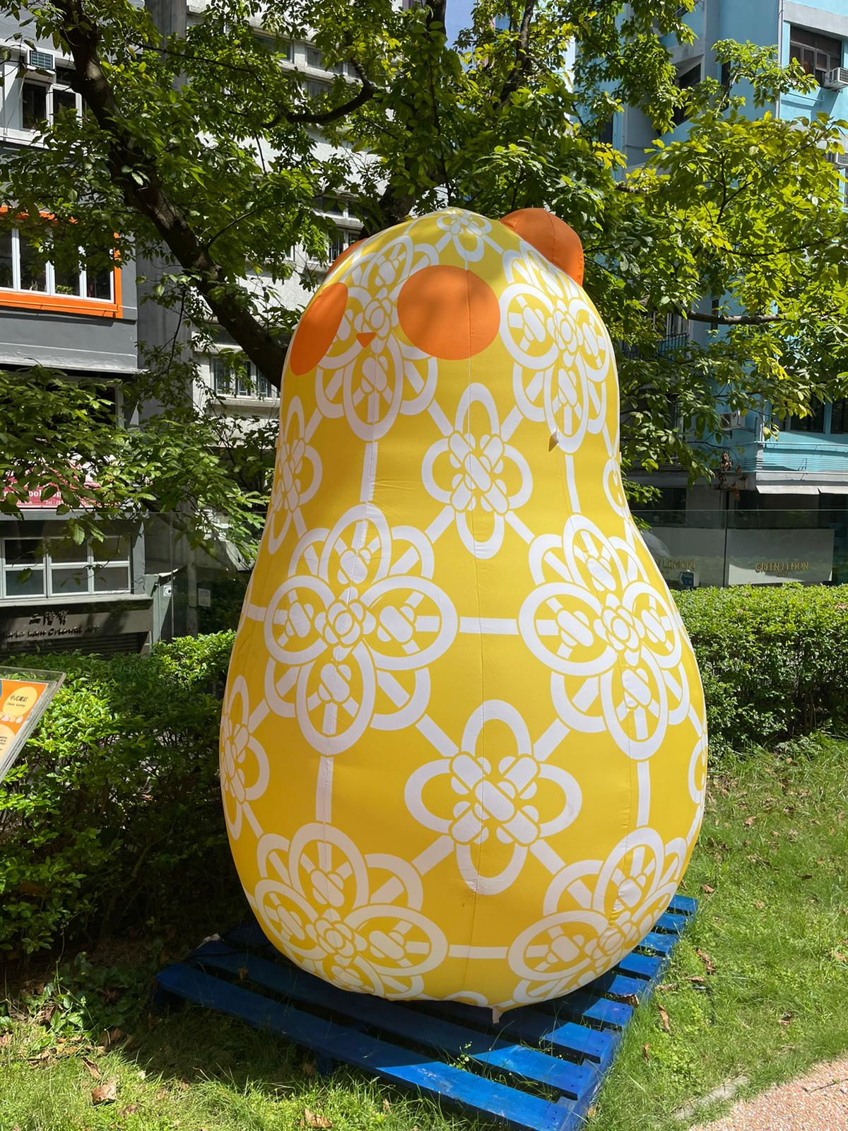 充氣式戶外大型動物擺設（熊貓）編號：23DD04