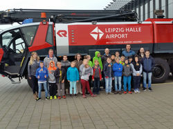 Besuch Flughafenfeuerwehr Leipzig