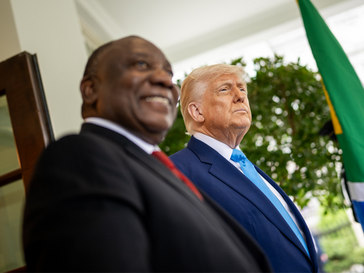 Donald Trump y Ramaphosa