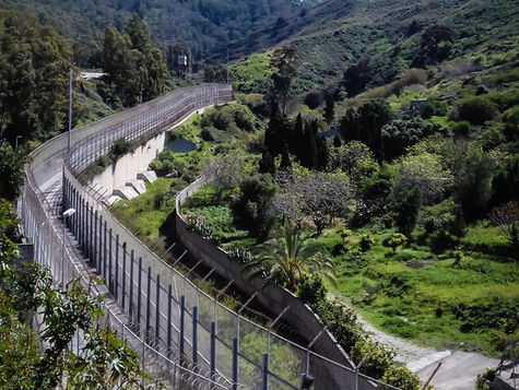 Frontera entre Ceuta y Marruecos