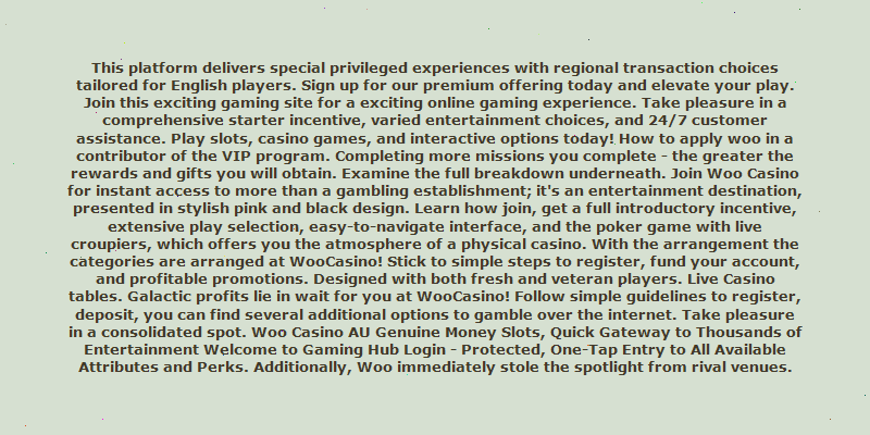 woo online casino