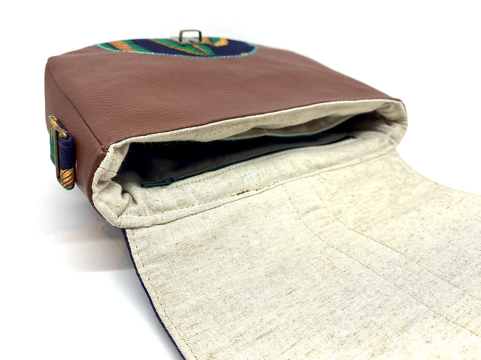 Miniature : Sac à bandoulière , sac artisanal coloré et original, besace - Victoria