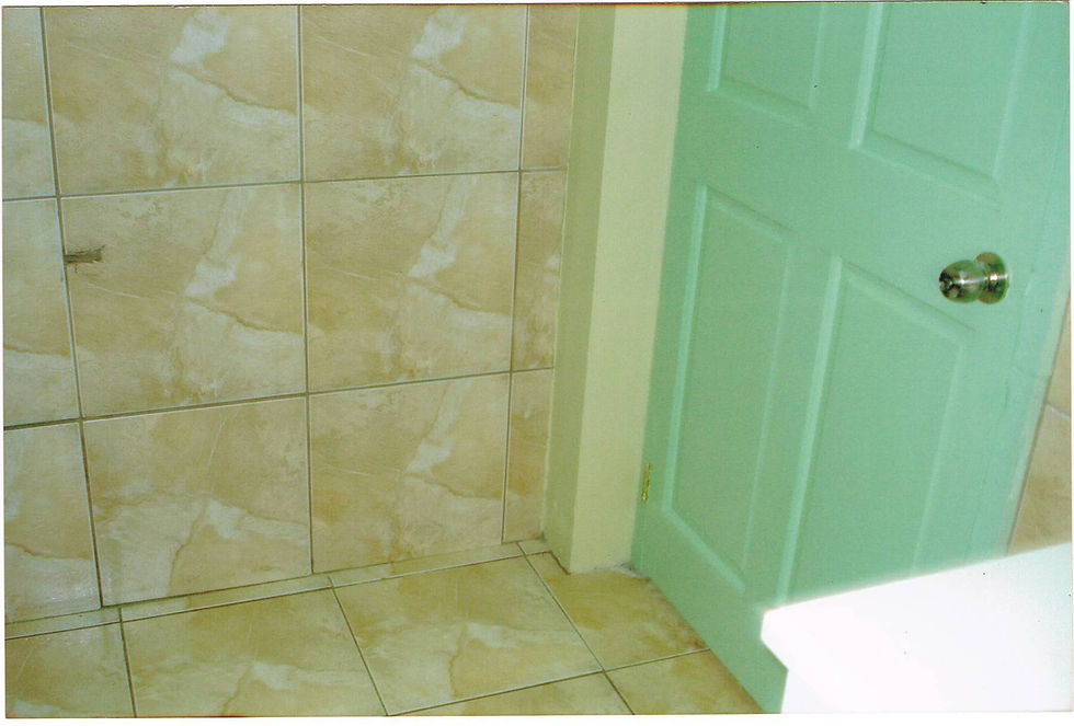 Tiled Interior Walls