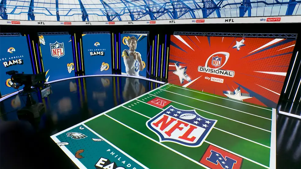Sports broadcasting set