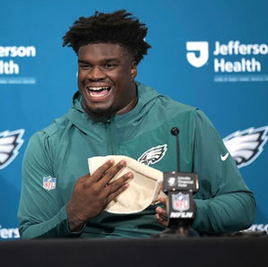 Jordan Davis for the Eagles