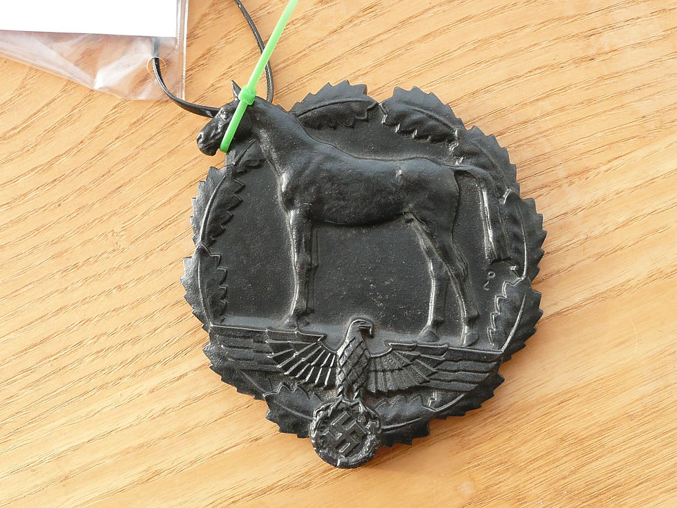 A Plaque for Services to the Hitler Youth