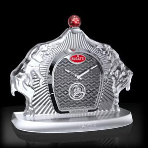 BUGATTI, JACOB & CO. AND LALIQUE UNVEIL THE LUXURIOUS $240,000 CALANDRE CLOCK 