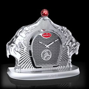 BUGATTI, JACOB & CO. AND LALIQUE UNVEIL THE LUXURIOUS $240,000 CALANDRE CLOCK