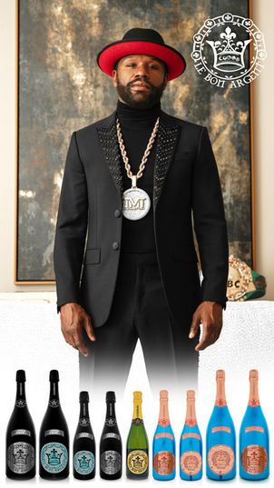 FLOYD MAYWEATHER JR STEPS INTO THE LUXURY BEVERAGE ARENA WITH NEW WHISKEY & CHAMPAGNE LINE