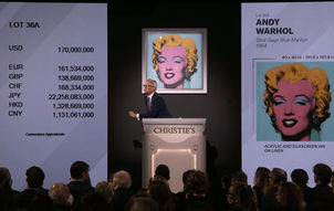 WARHOL'S MARILYN SELLS FOR $195 MILLION