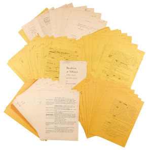TRUMAN CAPOTE’S FINAL TYPESCRIPT FOR BREAKFAST AT TIFFANY'S SELLS FOR £377,000 AT SOTHEBY’S