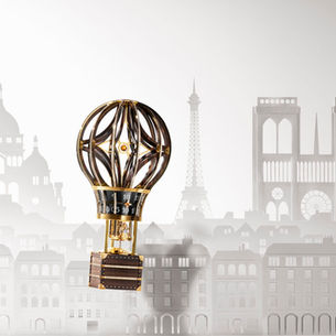 LOUIS VUITTON GOES BACK TO THE GOLDEN AGE OF TRAVEL WITH THE MONTGOLFIERE AERO CLOCKS