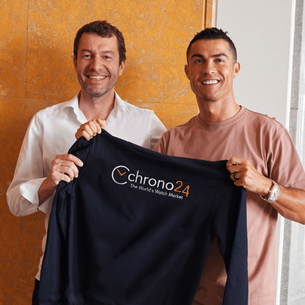 FOOTBALL SUPERSTAR CRISTIANO RONALDO INVESTS IN LUXURY MARKETPLACE CHRONO24