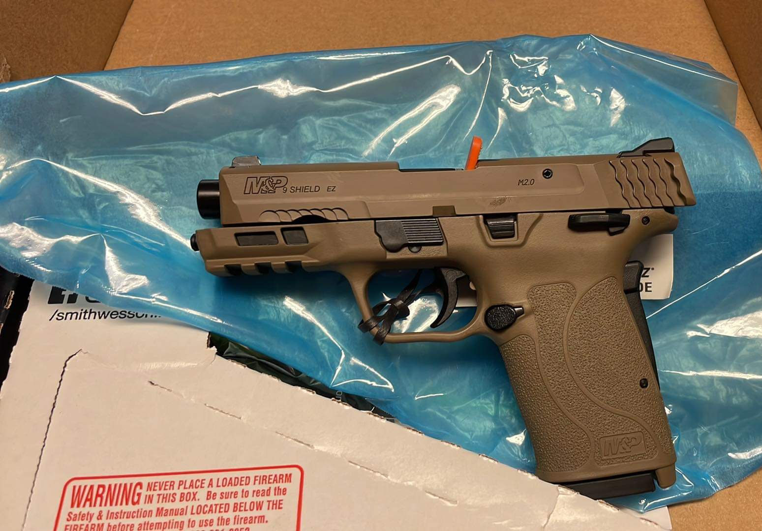 S&W M&P Shield EZ TS H265 FDE 9mm