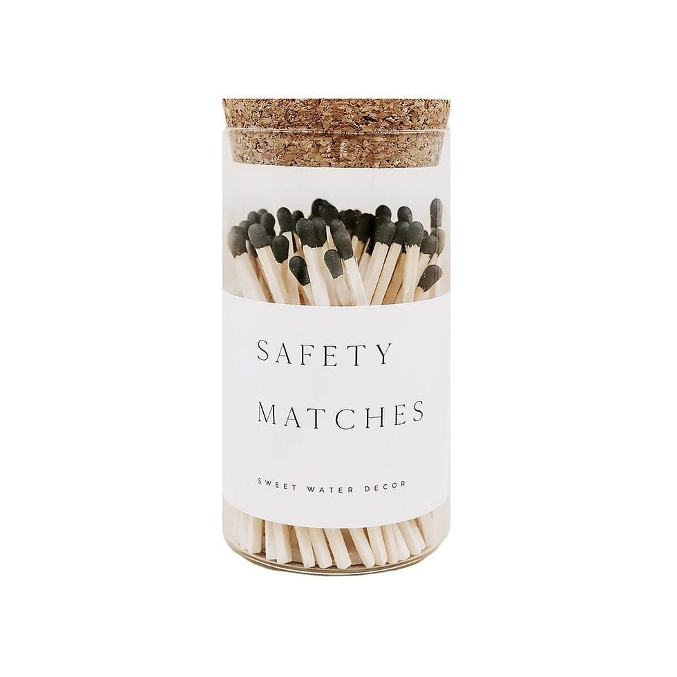 Sweet Water Decor - Medium Hearth Matches, White Tip - Home Decor & Gifts (1)