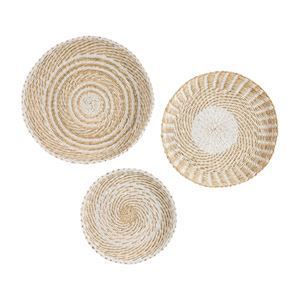 Small neutral wall basket set