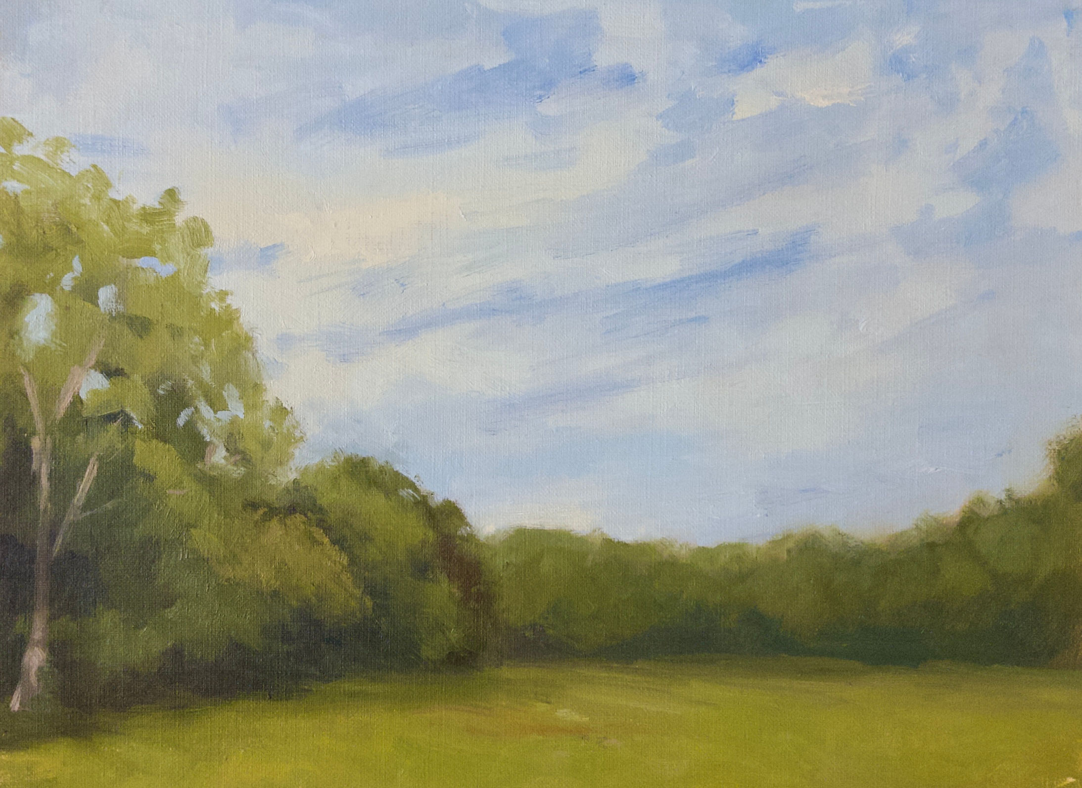 Prospect Park May Afternoon (9x12 in)