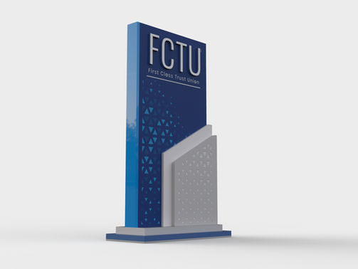 "FCTU" Pylon Signage Design