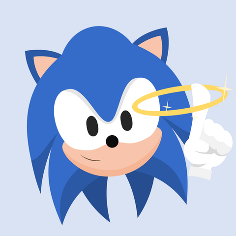 Cute Sticker, Icon Or Profile Picture (PFP) Of Sonic The Hedgehog