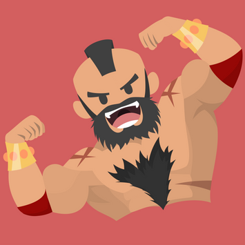 Cute Sticker, Icon Or Profile Picture (PFP) Of Zangief