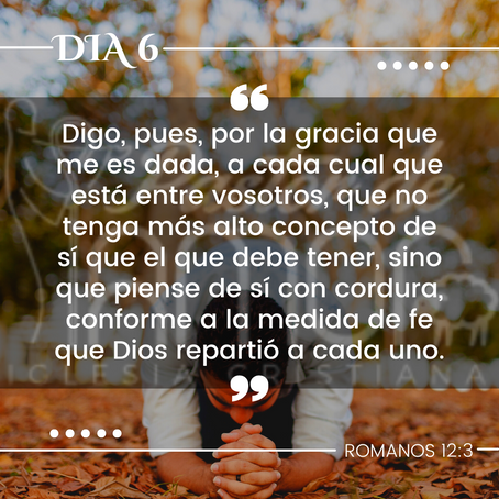 Día 6: La humildad en el servicio